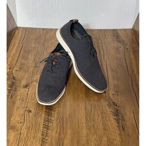 Cole Haan Gray Grand Stitchlite Wingtip Oxford Shoes Mens 10.5 M Business Casual